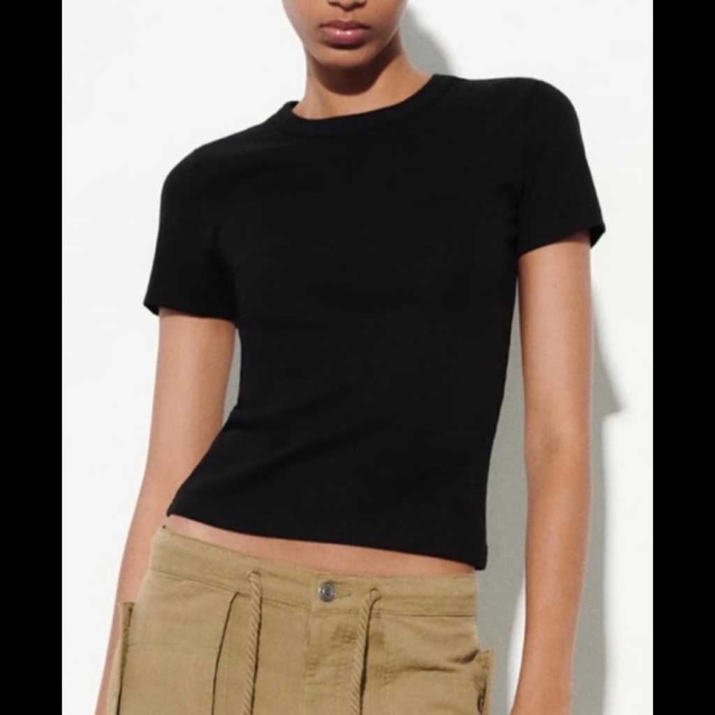 Zara Basic Ribbed Top